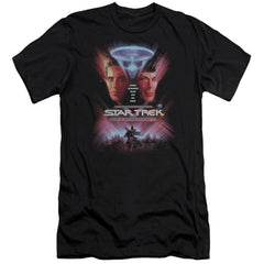 Star Trek The Final Frontier (Movie) Men's Ultra-Soft 30/1 Cotton Slim Short-Sleeve T-Shirt