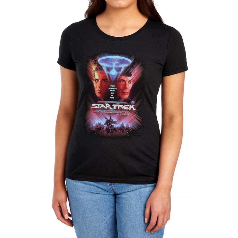 Star Trek The Final Frontier (Movie) Women's 18/1 Cotton Short-Sleeve T-Shirt