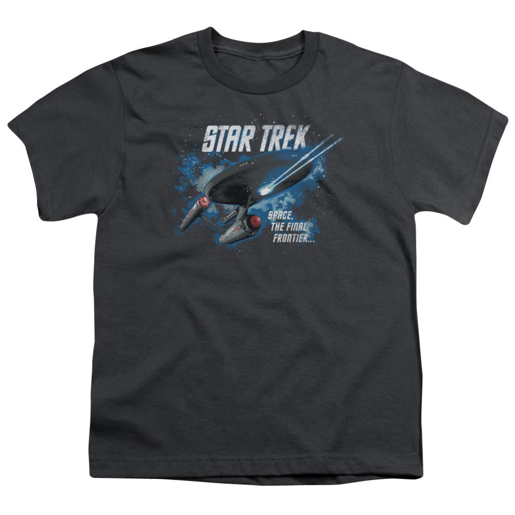 Star Trek The Final Frontier Youth 18/1 100% Cotton Short-Sleeve T-Shirt