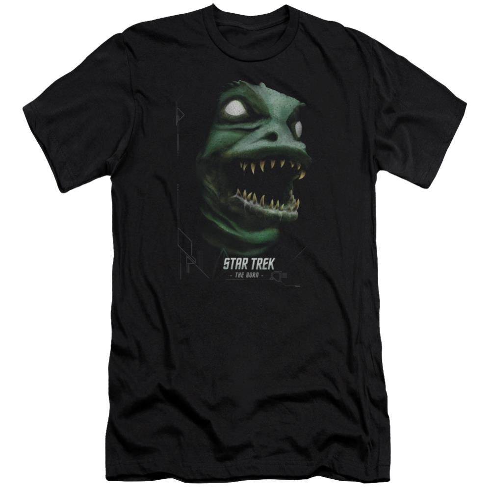 Star Trek The Gorn Men's Ultra-Soft 30/1 Cotton Slim Short-Sleeve T-Shirt