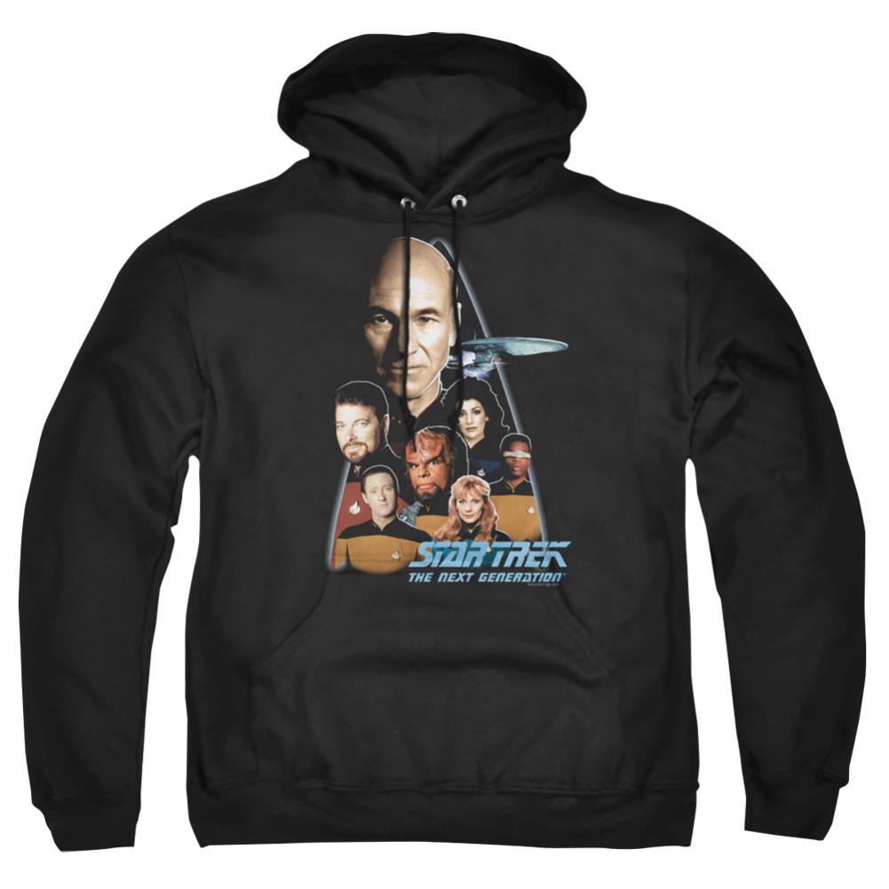 Star Trek The Next Generation Men's Pull-Over 75 25 Poly Hoodie