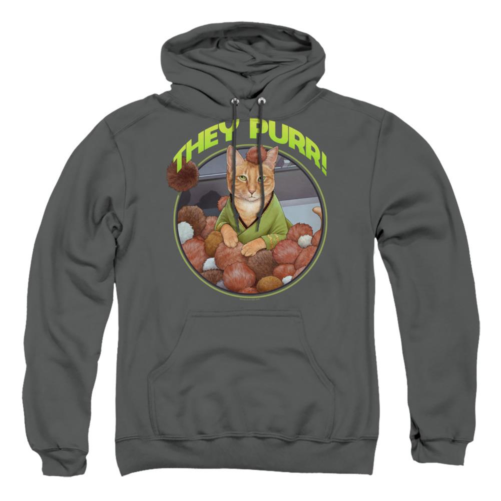 Star Trek The Purr Men's Pull-Over 75 25 Poly Hoodie