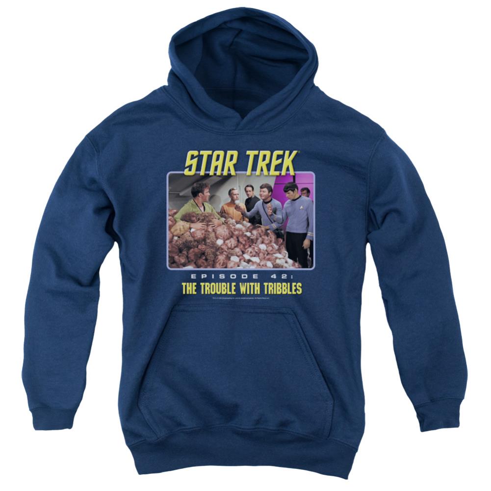 Star Trek The Trouble With Tribbles Youth Cotton Poly Pull-Over Hoodie