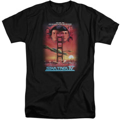 Star Trek The Voyage Home (Movie) Men's 18/1 Tall Cotton Short-Sleeve T-Shirt