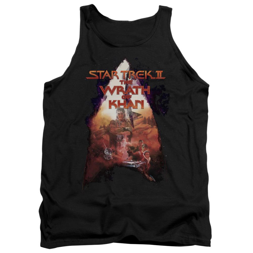 Star Trek The Wrath Of Khan Poster Men's 18/1 Cotton Tank Top