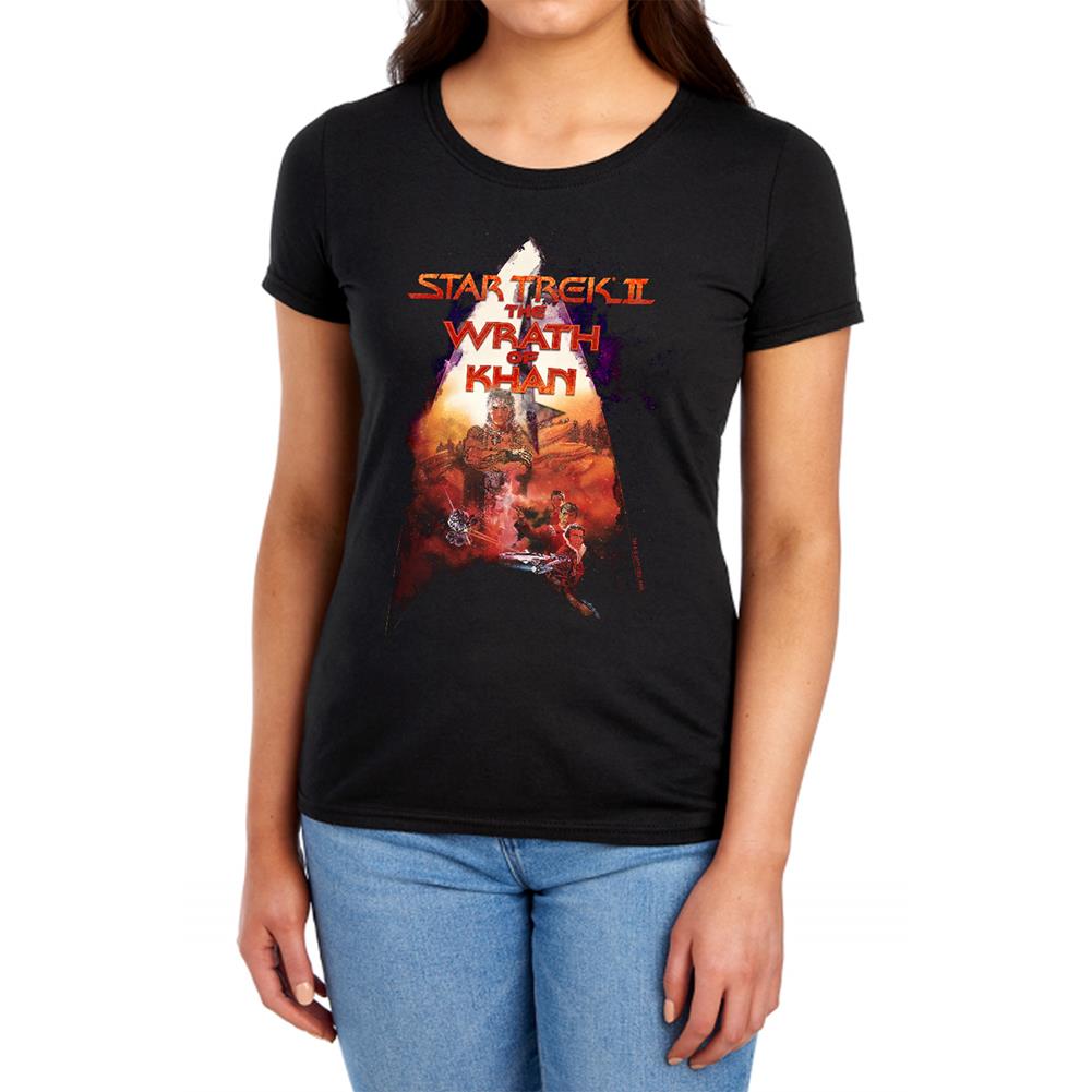 Star Trek The Wrath Of Khan Poster Women's 18/1 Cotton Short-Sleeve T-Shirt