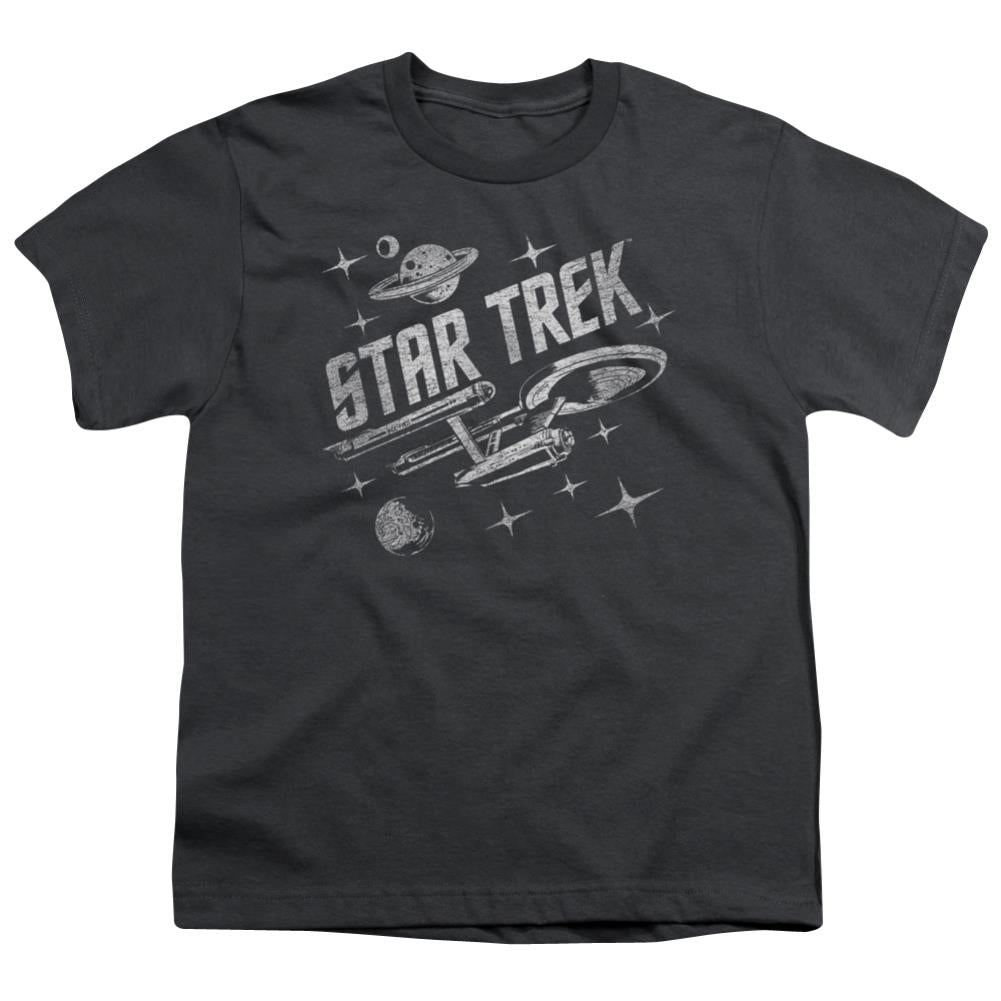 Star Trek Through Space Youth 18/1 100% Cotton Short-Sleeve T-Shirt