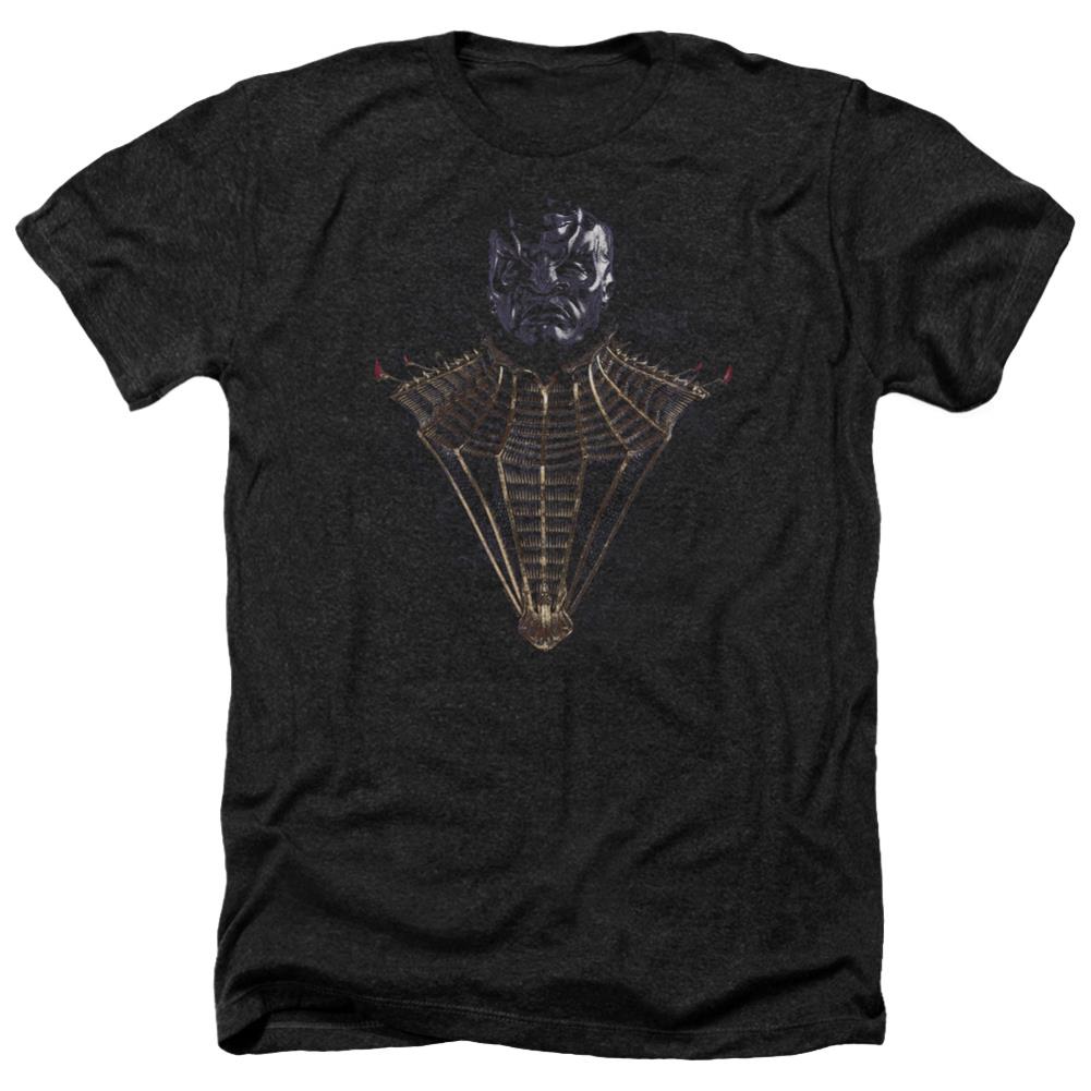 Star Trek Tkuvma Men's 30/1 Heather 60 40 Poly Short-Sleeve T-Shirt