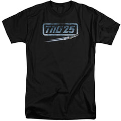 Star Trek TNG 25 Enterprise Men's 18/1 Tall Cotton Short-Sleeve T-Shirt