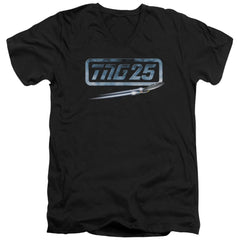 Star Trek TNG 25 Enterprise Men's 30/1 Cotton Slim V-Neck T-Shirt