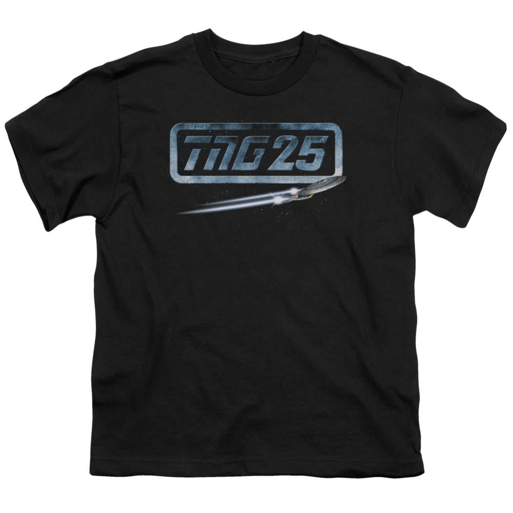 Star Trek TNG 25 Enterprise Youth 18/1 100% Cotton Short-Sleeve T-Shirt