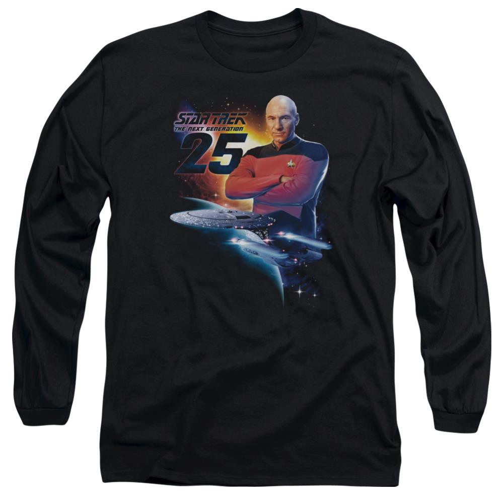 Star Trek TNG 25 Men's 18/1 Cotton Long-Sleeve T-Shirt