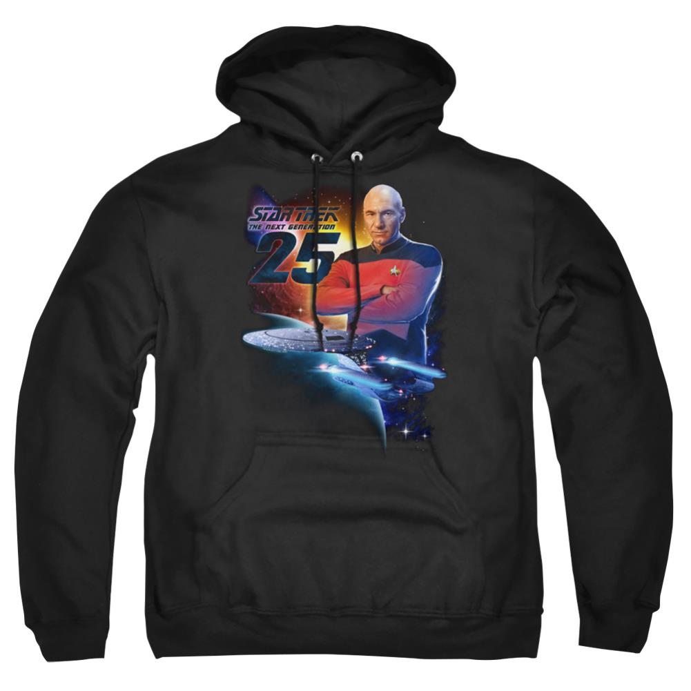 Star Trek TNG 25 Men's Pull-Over 75 25 Poly Hoodie