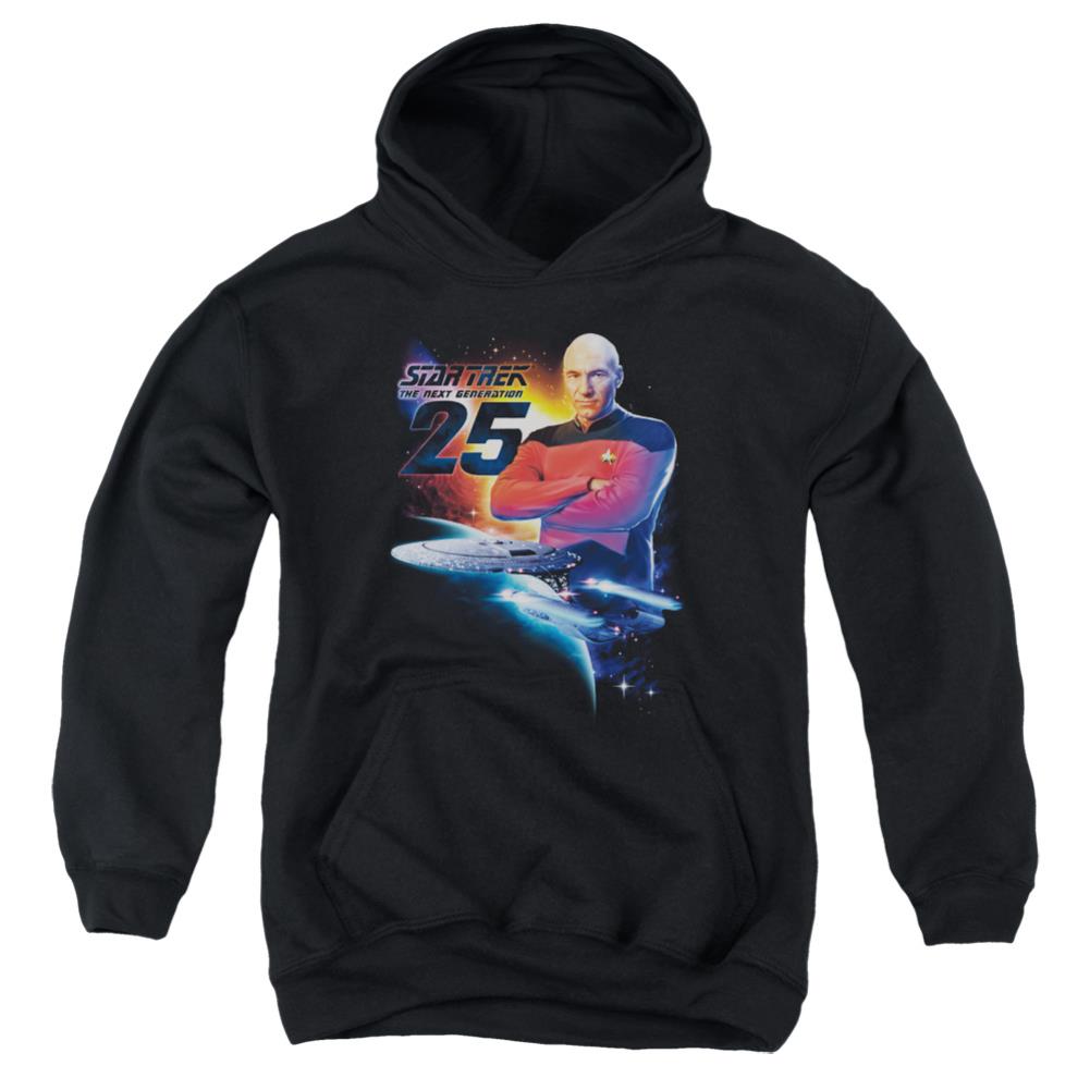 Star Trek TNG 25 Youth Cotton Poly Pull-Over Hoodie