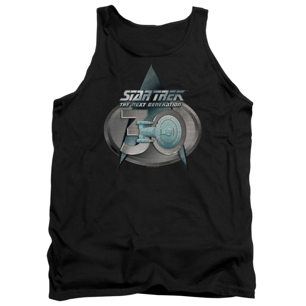 Star Trek TNG 30 Logo Men's 18/1 Cotton Tank Top