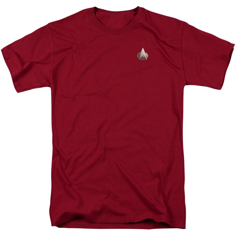 Star Trek TNG Command Emblem Men's 18/1 Cotton Short-Sleeve T-Shirt