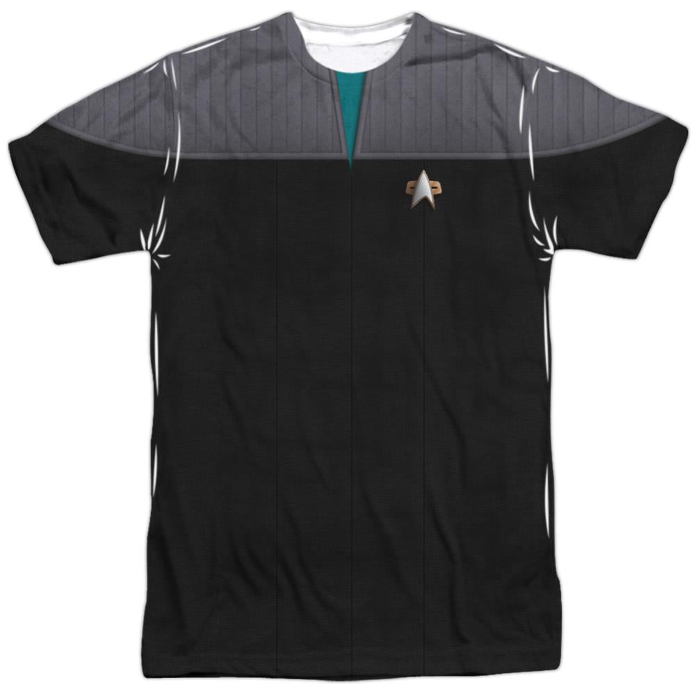 Star Trek TNG Movie Science Uniform Men's Regular Fit Polyester Short-Sleeve T-Shirt