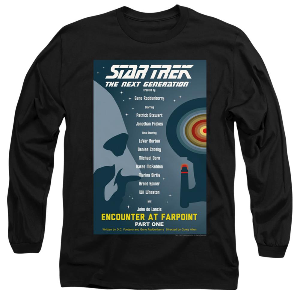 Star Trek TNG Season 1 Episode 1 Men's 18/1 Cotton Long-Sleeve T-Shirt