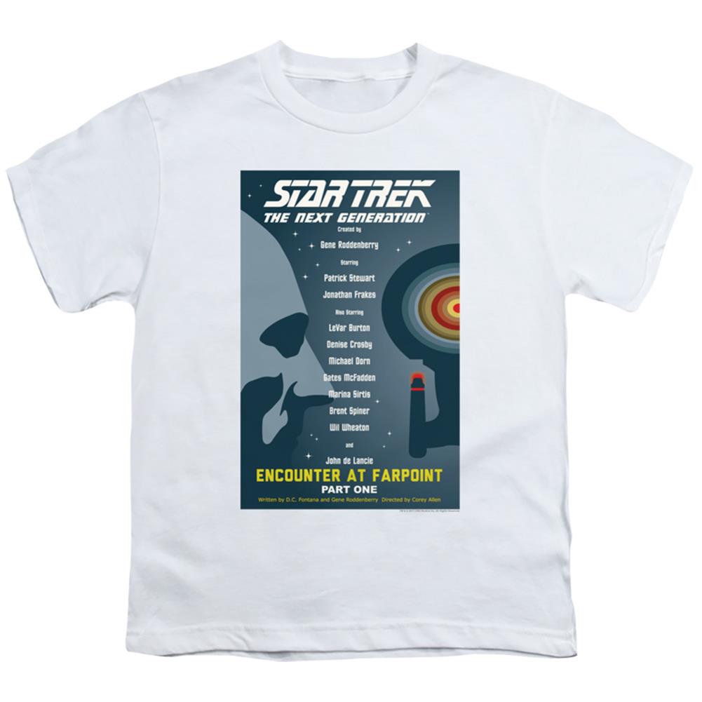 Star Trek TNG Season 1 Episode 1 Youth 18/1 100% Cotton Short-Sleeve T-Shirt