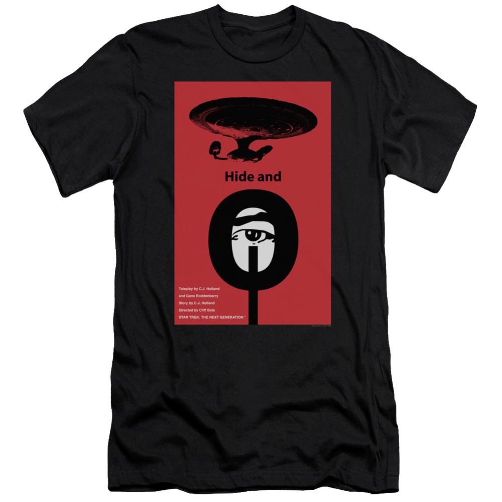 Star Trek TNG Season 1 Episode 10 Men's Ultra-Soft 30/1 Cotton Slim Short-Sleeve T-Shirt