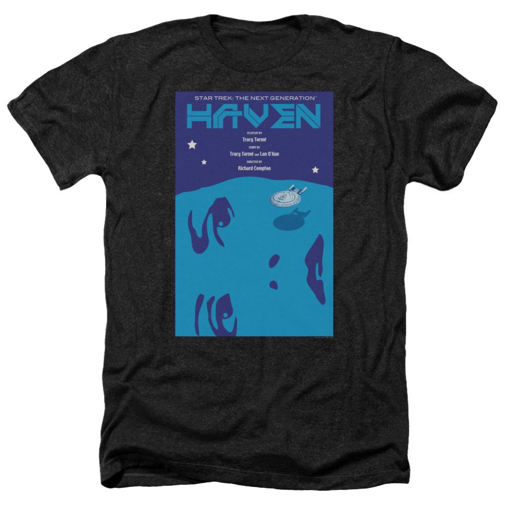 Star Trek TNG Season 1 Episode 11 Men's 30/1 Heather 60 40 Poly Short-Sleeve T-Shirt