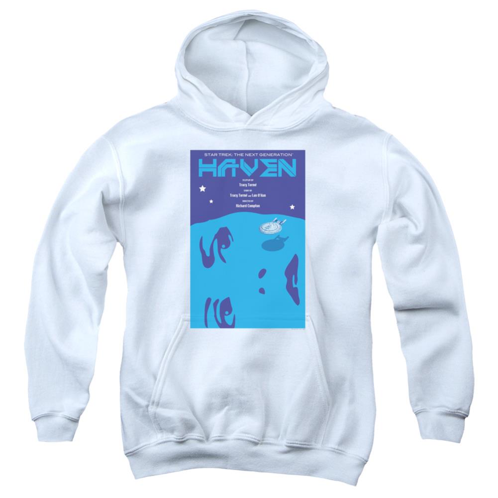 Star Trek TNG Season 1 Episode 11 Youth Cotton Poly Pull-Over Hoodie