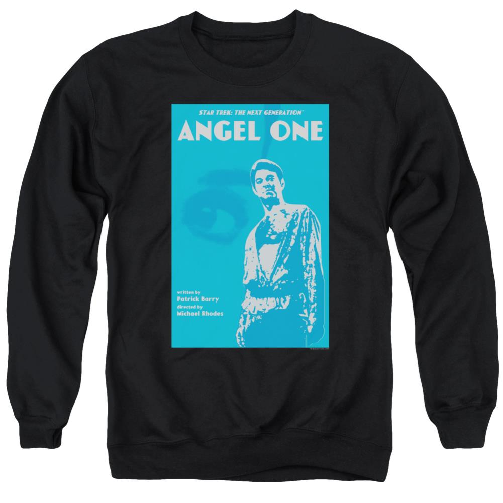 Star Trek TNG Season 1 Episode 14 Men's Crewneck 50 50 Poly Long-Sleeve T-Shirt