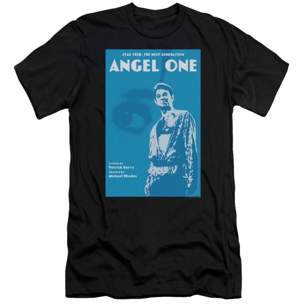 Star Trek TNG Season 1 Episode 14 Men's Ultra-Soft 30/1 Cotton Slim Short-Sleeve T-Shirt