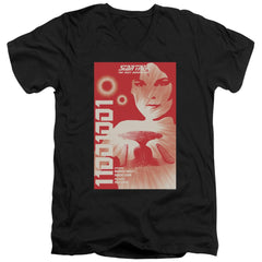 Star Trek TNG Season 1 Episode 15 Men's 30/1 Cotton Slim V-Neck T-Shirt