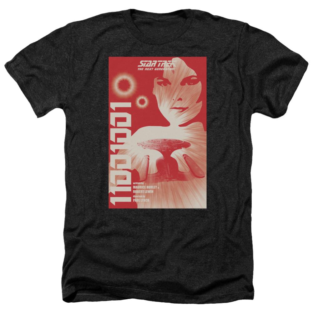 Star Trek TNG Season 1 Episode 15 Men's 30/1 Heather 60 40 Poly Short-Sleeve T-Shirt