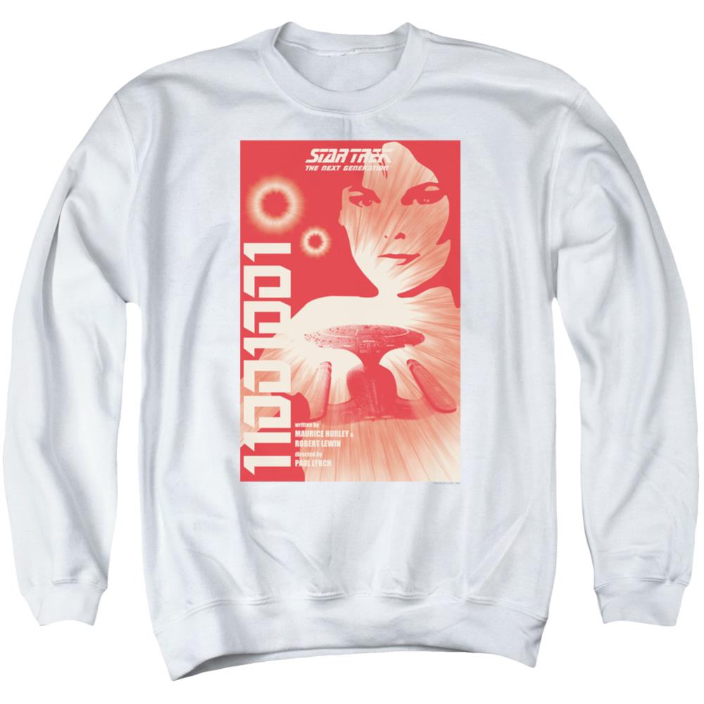 Star Trek TNG Season 1 Episode 15 Men's Crewneck 50 50 Poly Long-Sleeve T-Shirt