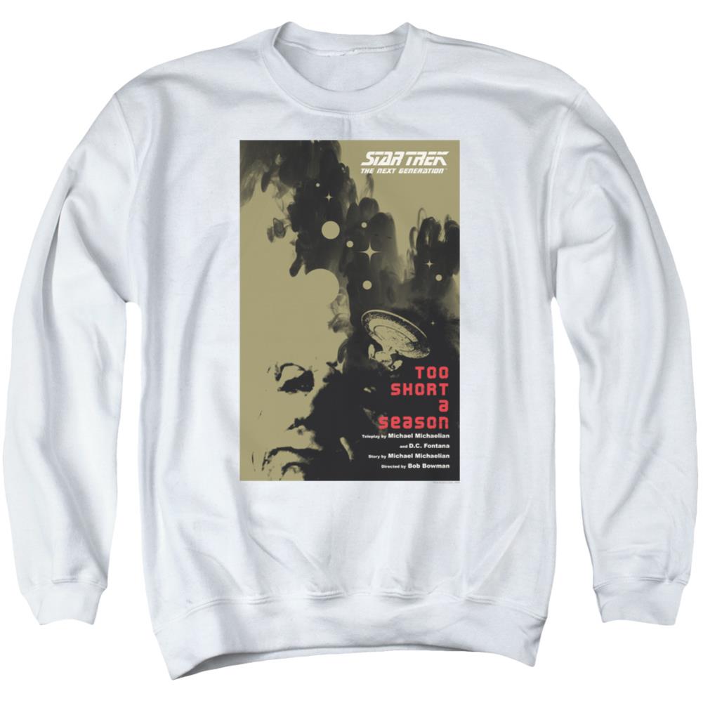 Star Trek TNG Season 1 Episode 16 Men's Crewneck 50 50 Poly Long-Sleeve T-Shirt