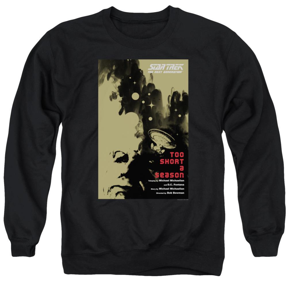 Star Trek TNG Season 1 Episode 16 Men's Crewneck 50 50 Poly Long-Sleeve T-Shirt
