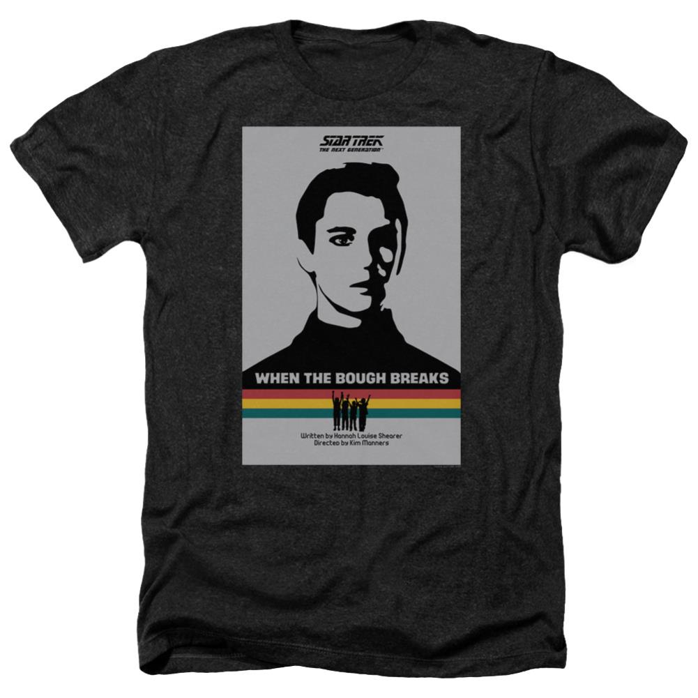 Star Trek TNG Season 1 Episode 17 Men's 30/1 Heather 60 40 Poly Short-Sleeve T-Shirt