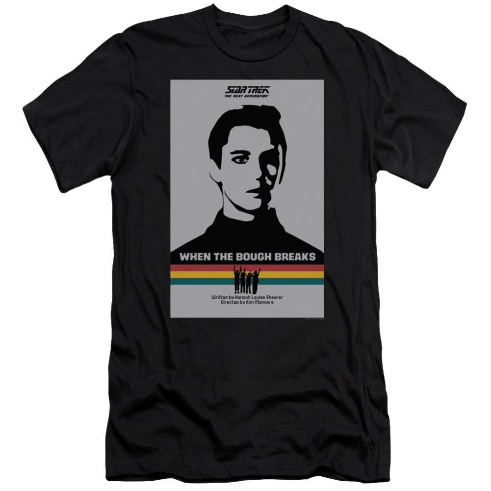 Star Trek TNG Season 1 Episode 17 Men's Ultra-Soft 30/1 Cotton Slim Short-Sleeve T-Shirt