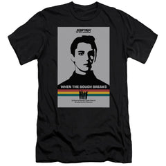 Star Trek TNG Season 1 Episode 17 Men's Ultra-Soft 30/1 Cotton Slim Short-Sleeve T-Shirt