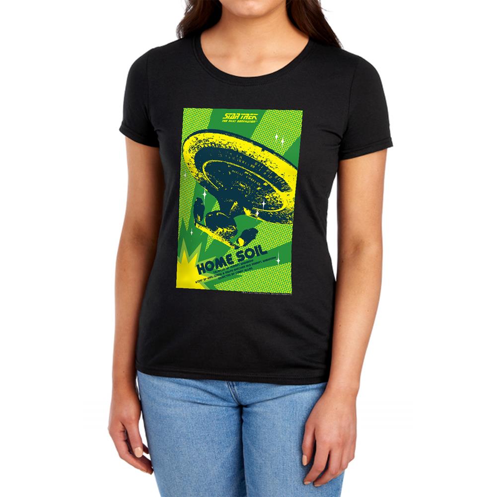 Star Trek TNG Season 1 Episode 18 Women's 18/1 Cotton Short-Sleeve T-Shirt