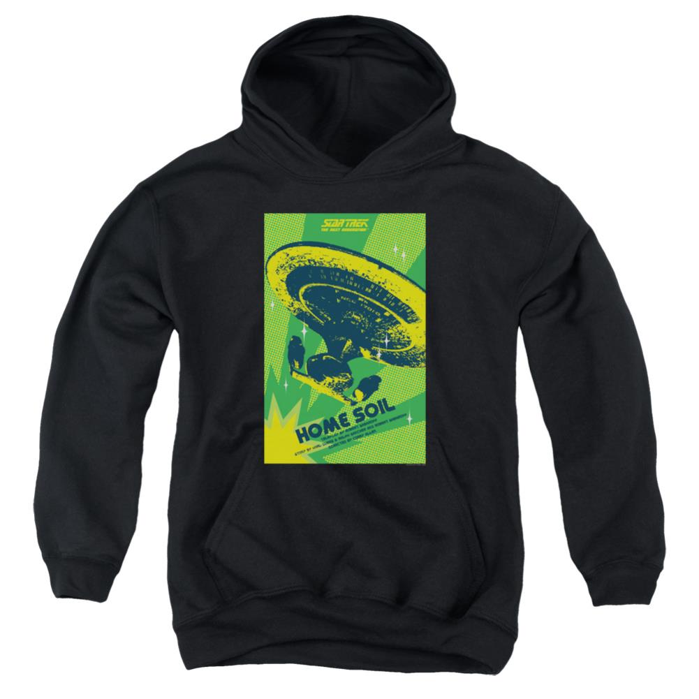 Star Trek TNG Season 1 Episode 18 Youth Cotton Poly Pull-Over Hoodie