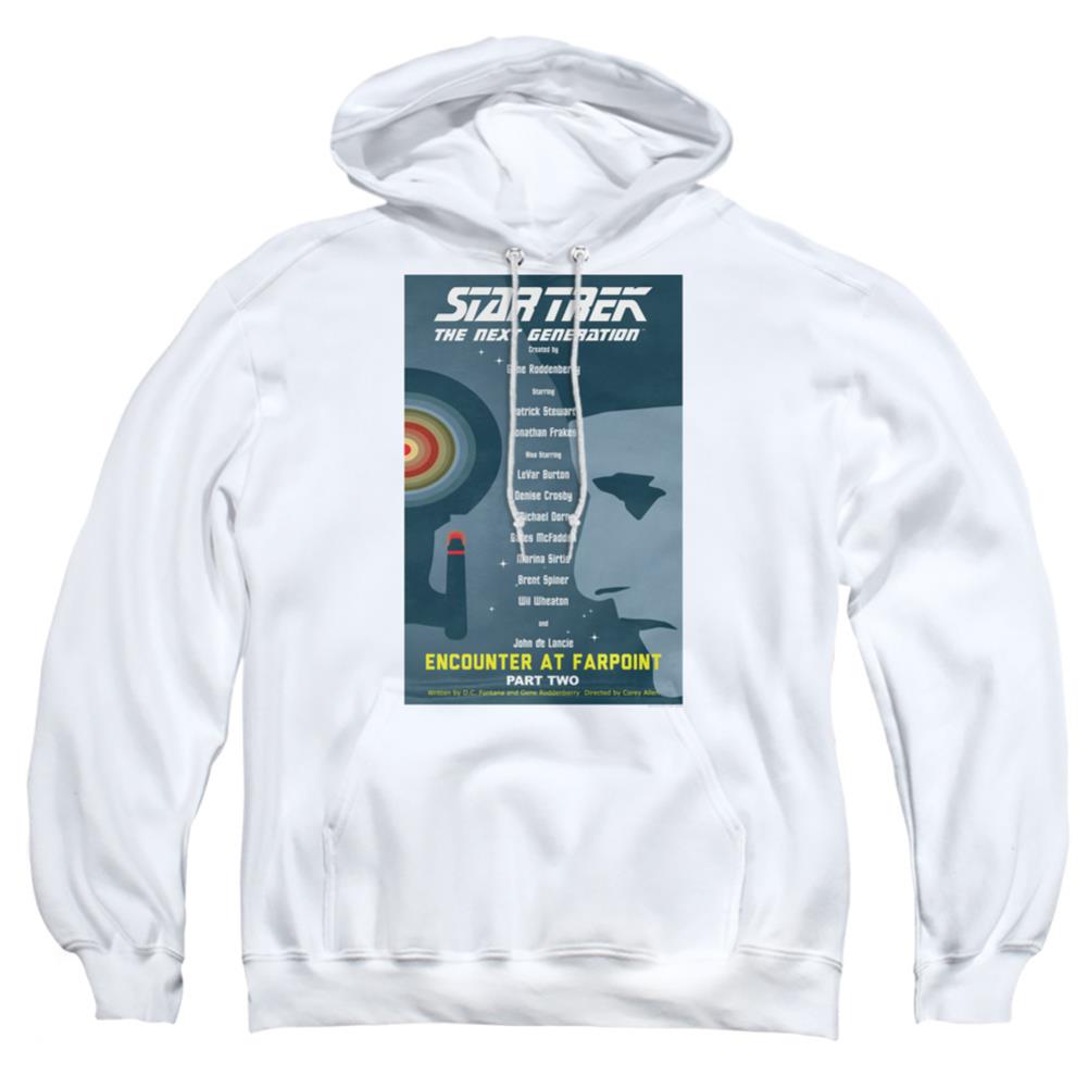 Star Trek TNG Season 1 Episode 2 Men's Pull-Over 75 25 Poly Hoodie
