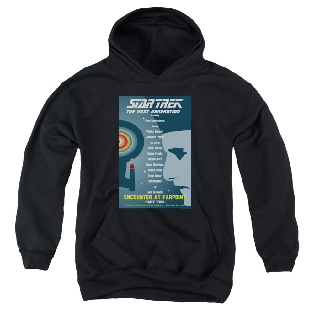 Star Trek TNG Season 1 Episode 2 Youth Cotton Poly Pull-Over Hoodie