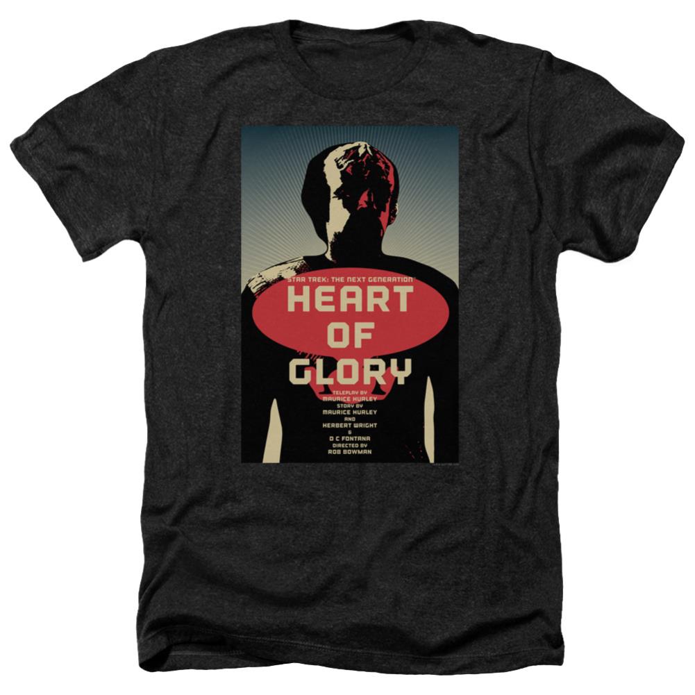 Star Trek TNG Season 1 Episode 20 Men's 30/1 Heather 60 40 Poly Short-Sleeve T-Shirt