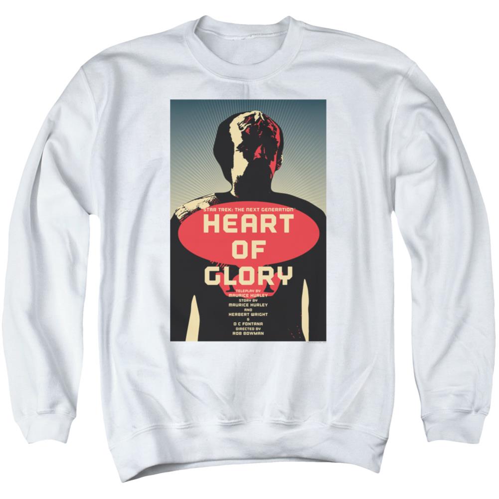 Star Trek TNG Season 1 Episode 20 Men's Crewneck 50 50 Poly Long-Sleeve T-Shirt