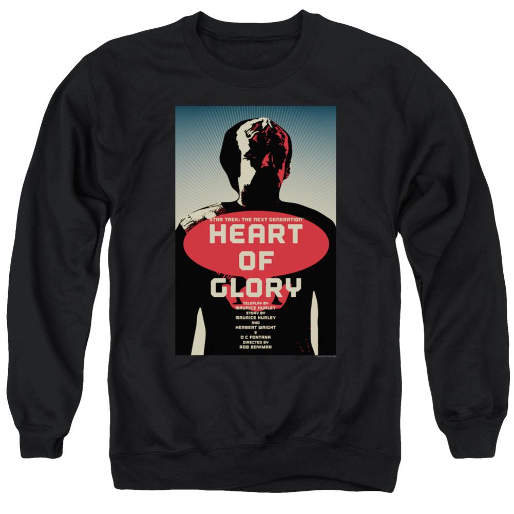 Star Trek TNG Season 1 Episode 20 Men's Crewneck 50 50 Poly Long-Sleeve T-Shirt