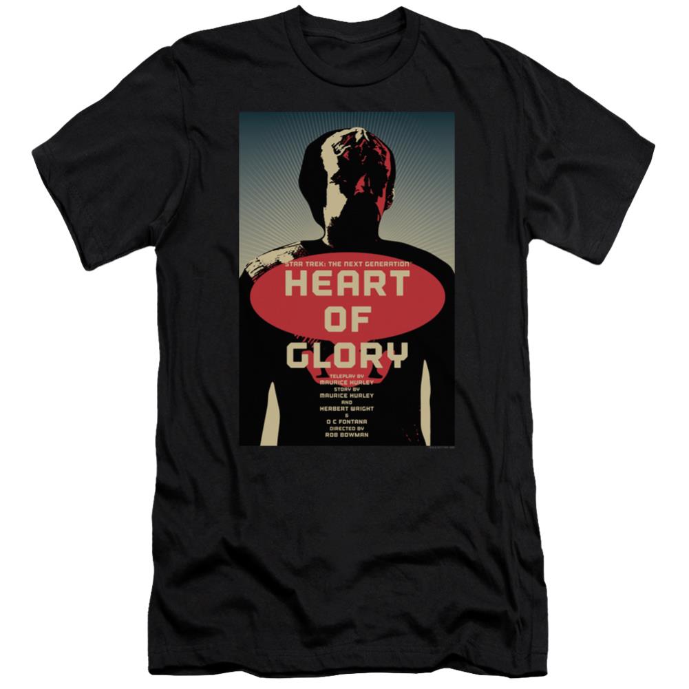 Star Trek TNG Season 1 Episode 20 Men's Ultra-Soft 30/1 Cotton Slim Short-Sleeve T-Shirt
