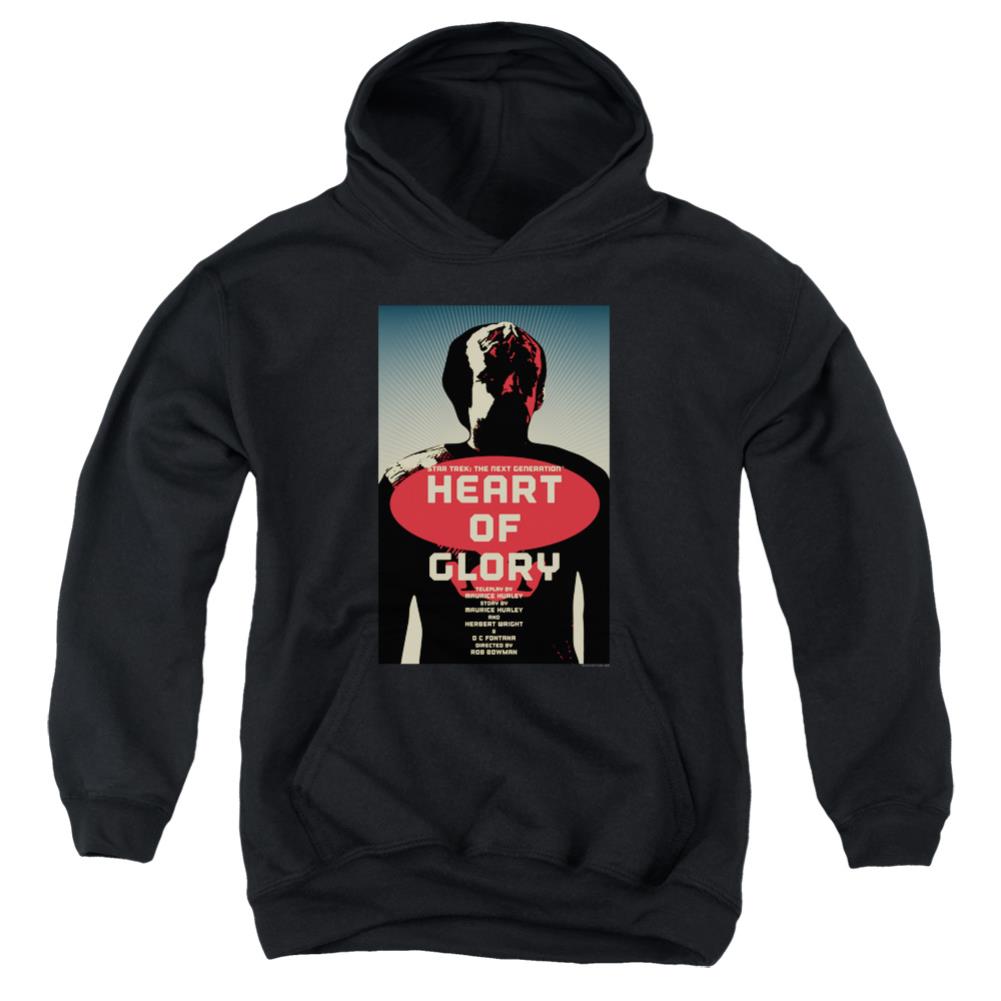 Star Trek TNG Season 1 Episode 20 Youth Cotton Poly Pull-Over Hoodie