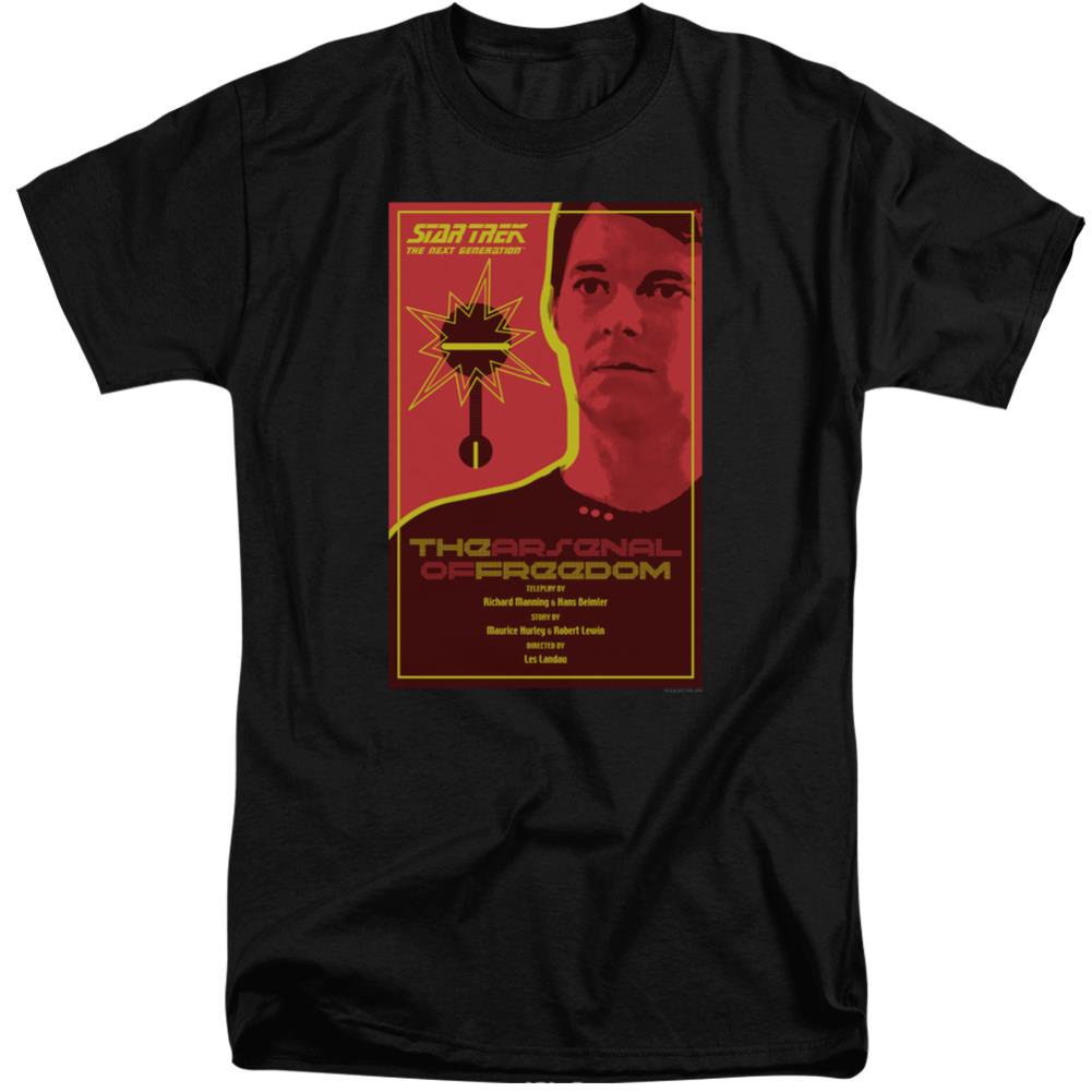 Star Trek TNG Season 1 Episode 21 Men's 18/1 Tall Cotton Short-Sleeve T-Shirt