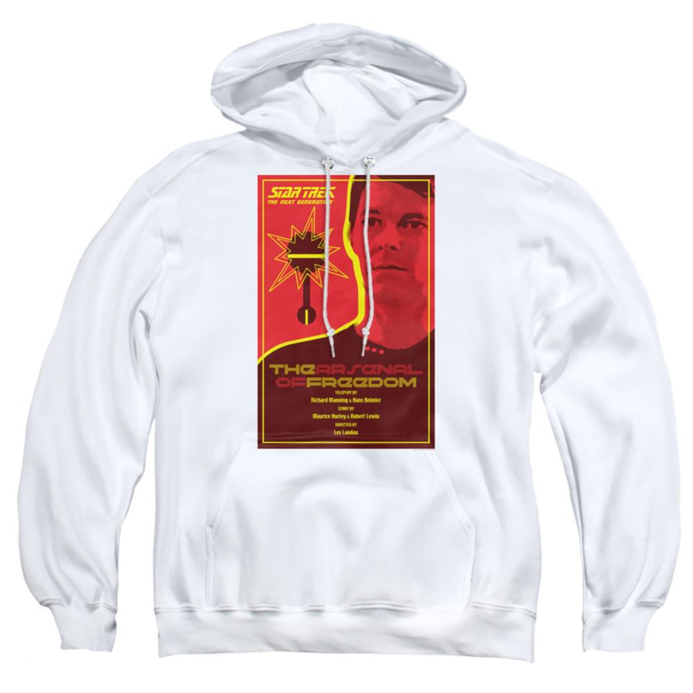 Star Trek TNG Season 1 Episode 21 Men's Pull-Over 75 25 Poly Hoodie