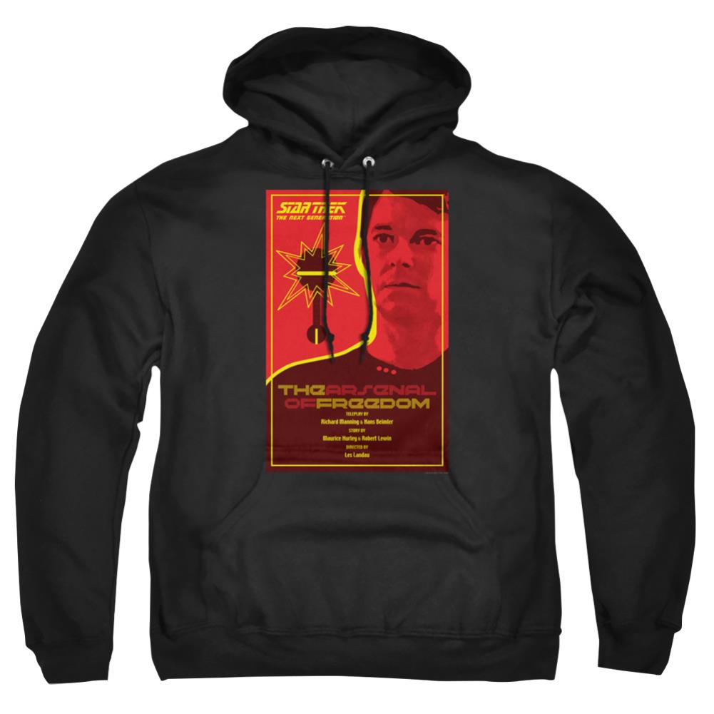 Star Trek TNG Season 1 Episode 21 Men's Pull-Over 75 25 Poly Hoodie