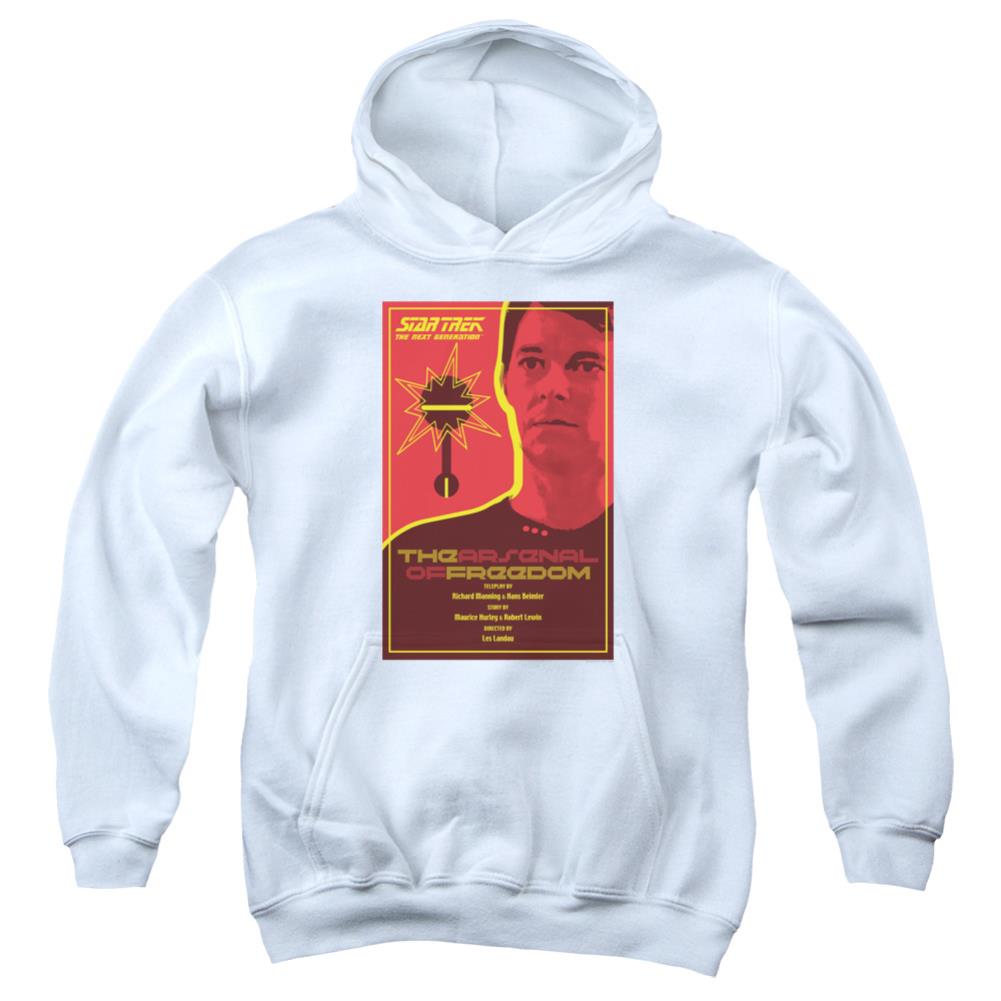Star Trek TNG Season 1 Episode 21 Youth Cotton Poly Pull-Over Hoodie