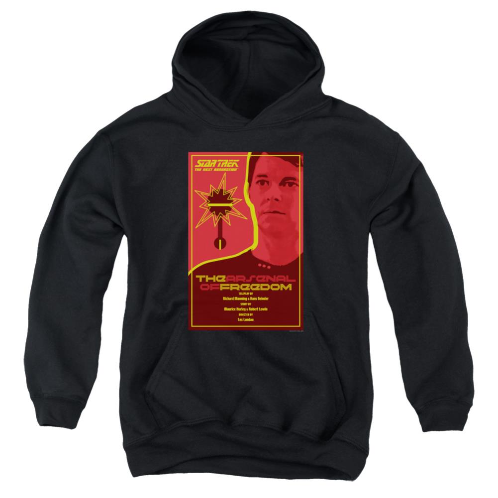 Star Trek TNG Season 1 Episode 21 Youth Cotton Poly Pull-Over Hoodie